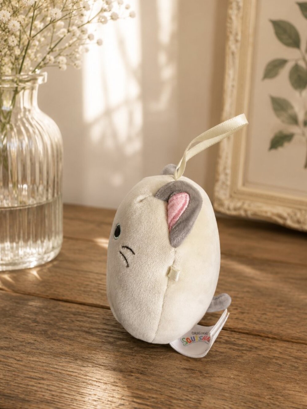 Squishmallows Felton the Siamese Cat 4-Inch Ornament Plush - Picture 2 of 3